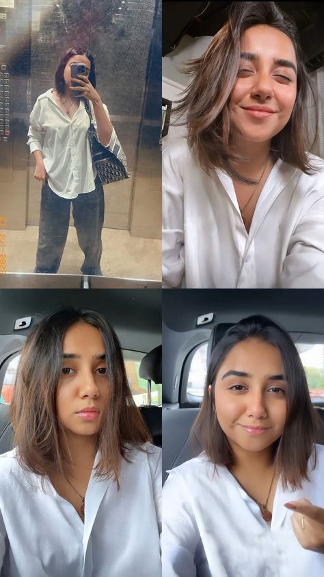 Prajakta Koli Short Hair, Short Hair On Indian Outfits, Mostlysane Outfits, Prajakta Koli Outfits, Formal Casual Outfits, Prajakta Koli, Floral Skirt Outfits, Styling Outfits, Poses Women