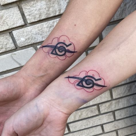 #tattoo#anime#naruto#akatsuki#itachi#konoha#10yearsanniversarygift Anime Brother Tattoos, Matching Anime Tattoos Couples, Anime Sibling Tattoos, Matching Anime Couple Tattoos, Naruto Couple Tattoos, Couple Tattoos Anime, Akatsuki Tattoo Ideas, Anime Matching Tattoos, Anime Couple Tattoos