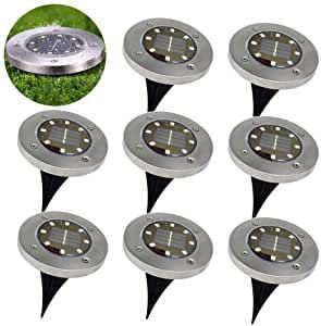 Sidewalk Solar Lights, Solar Ground Lights, Driveway Walkway, Stainless Steel Lamps, Solar Lawn Lights, String Ball Lights, Disk Light, Solar Deck Lights, Patio Deck Designs