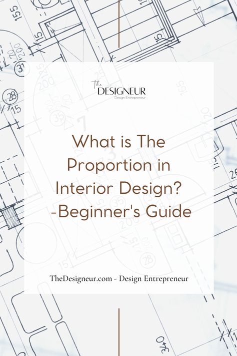 Proportion is a fundamental element of interior design that can make or break a room’s overall aesthetic appeal. It refers to the relationship between various objects in a space, such as the size, shape, and placement of furniture, accessories, and artwork. Understanding the role of proportion in interior design is crucial to creating a harmonious and visually appealing space. Proportion Interior Design, Interior Design Tips Cheat Sheets, Proportion In Interior Design, Decorating Notes, Interior Design Basics, Interior Design Principles, Den Ideas, Drawing Interior, Interior Design Process
