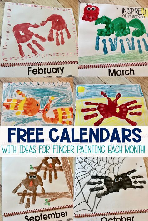 Holiday Calendar Gift Ideas! Free 2019 calendar gift for the holidays! Perfect activity for teachers to have their students make for their parents for Christmas. Ideas for handprint and finger paint crafts for kids are included in this freebie. Printable calendars for 2019. #printables #christmas Finger Paint Crafts, Handprint Calendar Preschool, Paint Crafts For Kids, Calendar Gift Ideas, Paint Calendar, Handprint Calendar, Calendar Gift, Paint Crafts, Calendar Craft