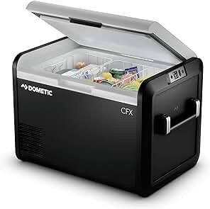 DOMETIC CFX3 55-Liter Portable Refrigerator and Freezer with ICE MAKER, Powered by AC/DC or Solar Camping Fridge, Electric Cooler, Expedition Gear, Refrigerator And Freezer, Rv Refrigerator, Portable Refrigerator, Deep Freeze, Fridge Freezers, Ice Maker