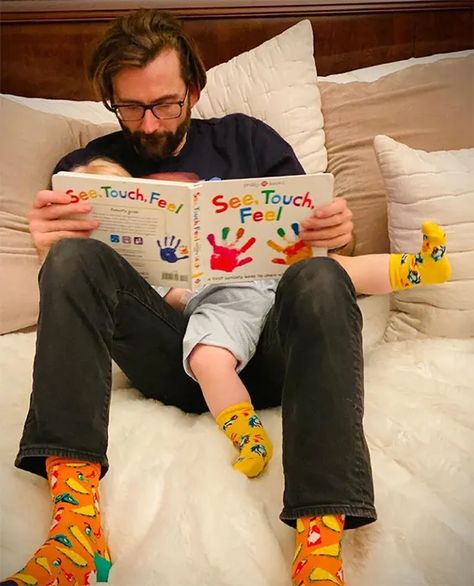 David Tennant seen in very rare photo with daughter Birdie at storytime | HELLO! Zelda Themed Birthday, Georgia Tennant, Lots Of Socks, Old Married Couple, David Tennant Doctor Who, David Michael, Star David, Matthew Gray Gubler, Michael Sheen