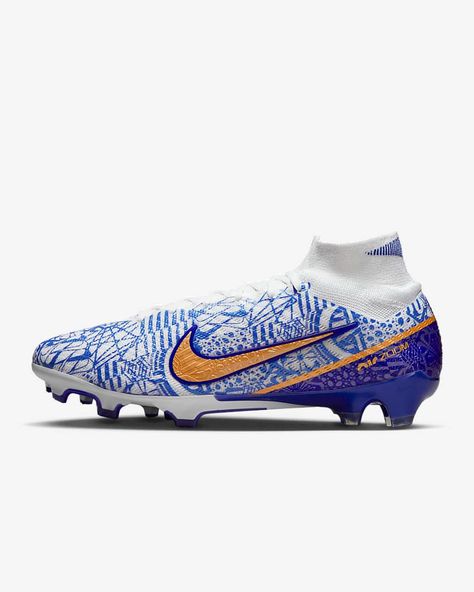 Nike Zoom Mercurial Superfly 9 Elite CR7 FG Firm-Ground Soccer Cleats. Nike.com Mbappe Cleats, Ronaldo Boots, Cr7 Boots, Cr7 Shoes, Nike Ronaldo, Kasut Nike, Soccer Cleats Nike Mercurial, Best Soccer Cleats, Nike Soccer Shoes