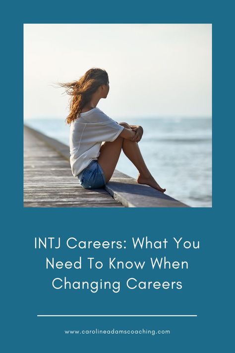 Beautiful woman sitting in a pier in a white blouse and jean shorts contemplating her many INTJ career options Intj Careers Best Jobs, Intj Careers, Intj Women, Changing Careers, Intj Personality, Career Choices, Career Woman, Best Careers, Intj