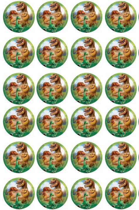 Dinosaur Cupcake Toppers, Cupcake Toppers Free, Dinosaur Cupcakes, Dino Party, Wafer Paper, Paper Cupcake, Ferrero Rocher, Cupcake Toppers, Decorative Plates