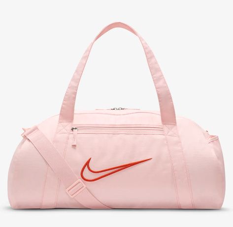 Nike Sports Bag, Cute Gym Bag, Nike Gym Bag, Nike Duffle Bag, Bag Nike, Gym Club, Pink Duffle Bag, Outfit Gym, Sport Nike