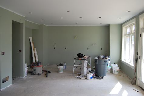 Benjamin Moore’s “Croquet Benjamin Moore Croquet, Croquet Benjamin Moore, Renovation Process, The Virgin Islands, Color Pallete, Benjamin Moore Colors, In Laws, We're Back, Paint Colors For Home