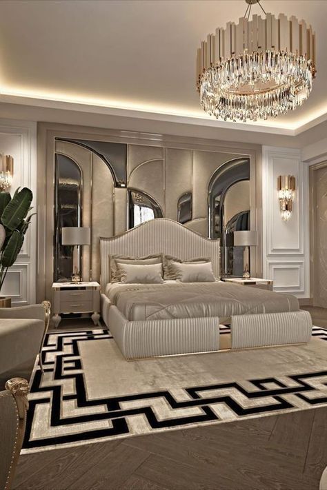 Aesthetic Interior Design, Elegant Bedroom Decor, Luxury Bedroom Furniture, Ocean Blvd, Modern Luxury Bedroom, Bedroom Wall Designs, Bad Inspiration, Luxury Bedroom Design, Bed Design Modern