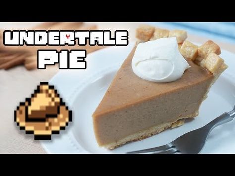 Undertale Food, Butterscotch Cinnamon Pie, Cinnamon Pie, Butterscotch Pie, Nerdy Nummies, Geek Food, S'mores, Köstliche Desserts, Game Food