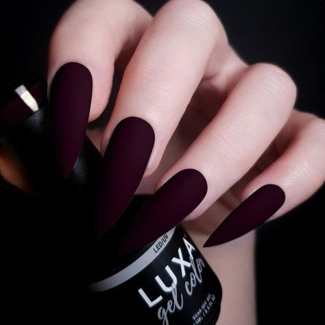 Dark Witch Nails, Witch Nails, Witchy Nails, Dark Secrets, Gothic Nails, Witch Trials, Goth Nails, Burgundy Nails, Cat Kuku