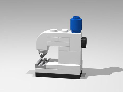 Lego Sewing Machine Instructions, Lego Sewing Machine, Simple Lego Creations, Cool Lego Ideas, Lego Furniture Ideas, Lego Creations Instructions, Lego Diy Crafts, Easy Lego Creations, Lego Designs