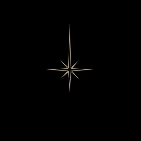 The North Star Aesthetic, The Morning Star Tattoo, Morning Star Aesthetic, Rising Star Tattoo, Star Aesthetic Tattoo, Morning Star Tattoo Design, North Star Tattoo Men, Art Deco Star Tattoo, North Star Logo Design