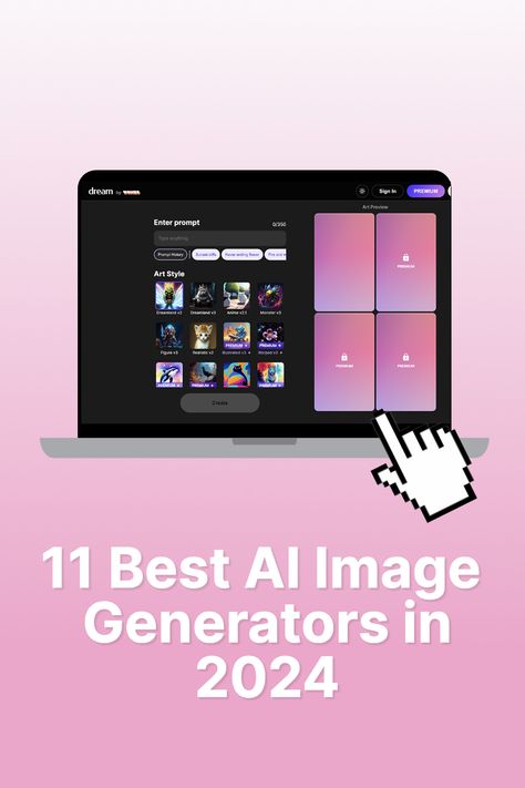 Artificial Intelligence (AI) is revolutionizing the way we create visual content. From free and beginner-friendly tools to premium and complex software, there is something for everyone. Let us delve into the 11 best AI image generators in 2024 to help you stay on top of the digital art world. Free Design Software, Airbnb Promotion, Productivity Tools, Free Software, Google Apps, Free Plan, Generators, Visual Content, Free Stuff