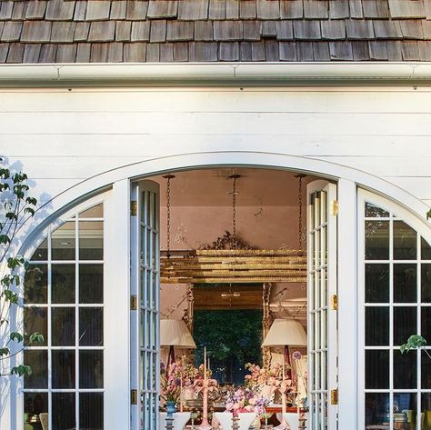 Anna Evans Architect | Elliptical arch doors flank the front and back of this Crestline house, with a lot of @hundleyhilton magic in between ✨ @laureywglenn 📷... | Instagram Elliptical Arch, Arch Doors, Anna Evans, Arched Doors, New House Plans, Moving On, Residential Design, Board Design, Home Builders