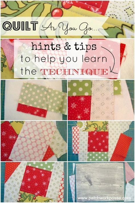 Quilt As You Go, Beginner Sewing Projects Easy, Quilting For Beginners, Quilting Techniques, Quilting Tips, Sewing Projects For Beginners, Easy Sewing Projects, You Get It, Quilting Tutorials