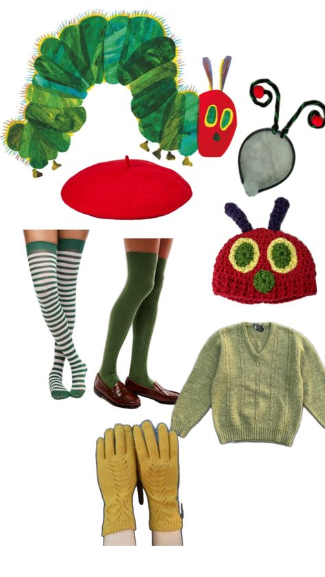 Very Hungry Caterpillar Costume, Hungry Caterpillar Costume, Caterpillar Costume, Very Hungry Caterpillar, Very Hungry, Hungry Caterpillar, Caterpillar, Cute Outfits, Halloween