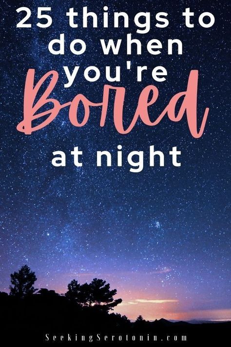 Night time boredom can be terrible for your mindset and mental health. Here are 25 things you can do as part of your night time routine to combat it. What To Do In The Middle Of The Night, What To Do When You Stay Up All Night, Things To Do To Stay Up All Night, What To Do When Pulling An All Nighter Alone, It Always Hits The Hardest At Night, Night Time Routine, Thinking Quotes, Things To Do When Bored, What Can I Do