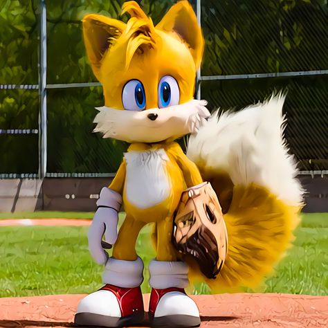 𝙎𝙤𝙣𝙞𝙘 | 𝙄𝙘𝙤𝙣 | 𝙈𝙤𝙫𝙞𝙚 Sonic Movie Tails, Tails The Fox Sonic Movie, Tails Sonic Icon, Sonic 3 Movie, Tails Pfp, Tails Icons, 3 Besties, Tails Sonic The Hedgehog, Miles Prower