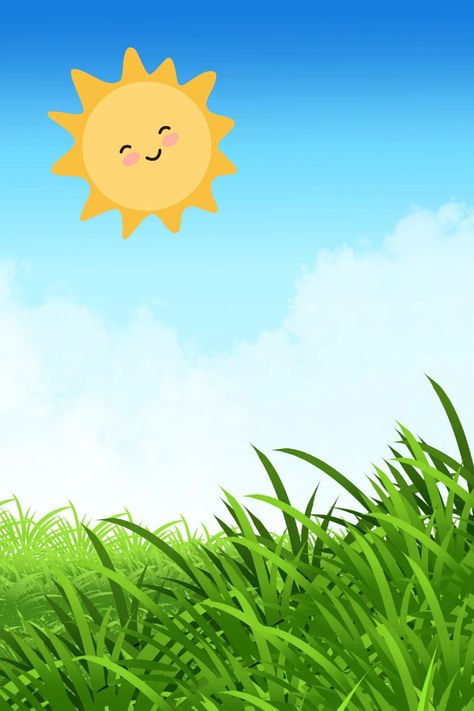 Beautiful Sunny day with greenery Sunny Day Drawing, Sunny Day Cartoon, Sunny Day Wallpaper, Sunny Day Pictures, Sunny Day Images, Forest Cartoon, Speed Draw, Beautiful Sunny Day, Time Cartoon