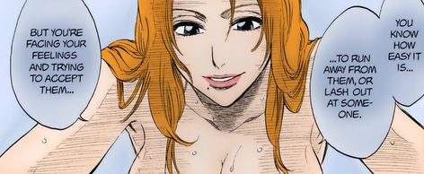 Rangiku Pfp, Yoruichi Banner, Rangiku Manga, Rangiku Fanart, Gin And Rangiku Matching, Toshiro And Rangiku, Anime Baddie, Rangiku Bleach, Rangiku Gin