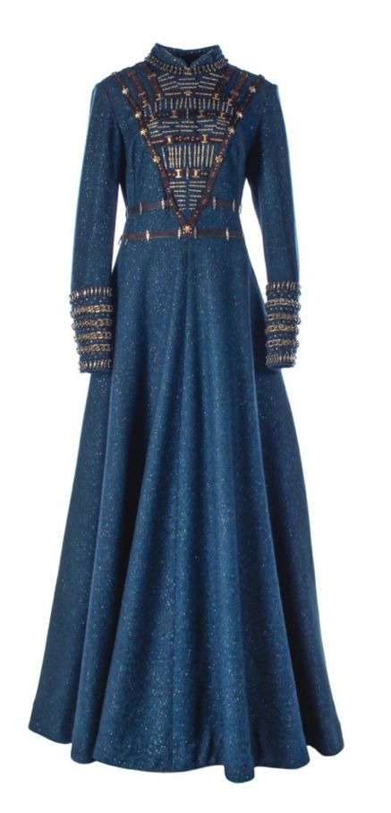 Winter Queen Dress, Winter Medieval Dress, Winter Fantasy Clothing, Dark Blue Cloak, Blue Medieval Dress, Midevil Dress, Hunting Dress, Hollywood Costume, Queen Dress