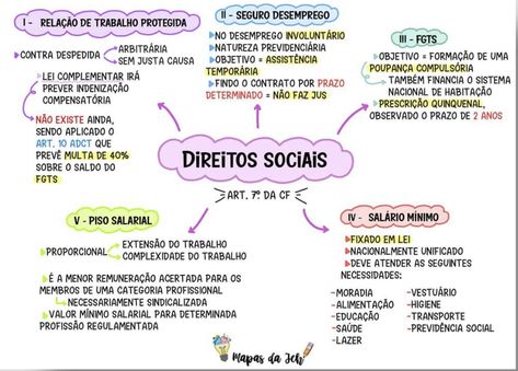 Direitos Sociais Study Notes, Human Rights