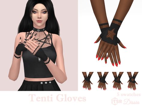 Ts4 Cc Fishnets, Sims 4 Cc Star Accessories, Sims 4 Fishnet Gloves, Sims 4 Cc Gloves Fingerless, Sims 4 Cc Alt Accessories, Sims 4 Cc Tie Accessory, Sims 4 Cc Goth Skirt, Sims 4 Cc Fingerless Gloves, Sims 4 Fingerless Gloves