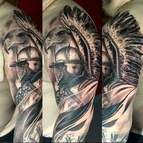 Polish Winged Hussars Tattoo, Polish Hussar Tattoo, Polish Tattoos Symbols, Daniel Tattoo, Poland Tattoo, Slavic Tattoo, Polish Hussars, Polish Tattoos, Polish Winged Hussars