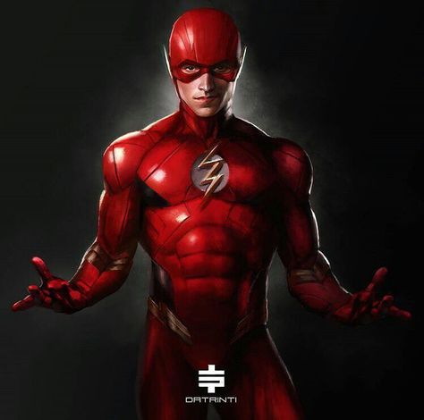 Flash Suit Redesign, The Flash Suit, Flash Suit, Ezra Miller, Dc Comics Artwork, Dc Characters, Flash Art, American Comics, Dc Comics Art