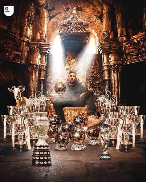 Oh My Goal - Lionel Messi wins his 8th Ballon d'Or 🐐 Messi Ballon Dor, Soccer Motivation, Leo Messi, Lionel Messi, Oh My, Twitter Image, Madrid, Football, The World