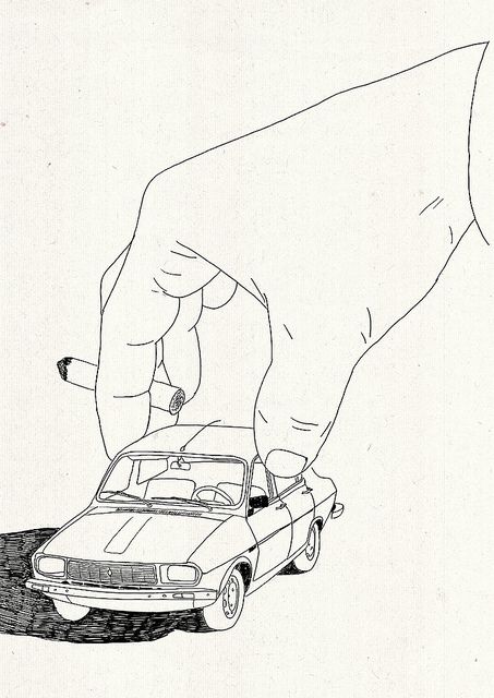 driving | Flickr - Photo Sharing! by Anton Marrast Driving Home, Nature Sketch, Art Jokes, Louise Bourgeois, Car Illustration, Amazing Drawings, Illustration Print, Anton, Editorial Design