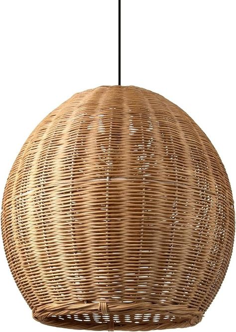 Basket Lampshade, Woven Pendant Light, Island Dining Table, Room Amazon, Kitchen Island Dining Table, Table Room, Kitchen Island Dining, Hanging Lighting, Island Dining