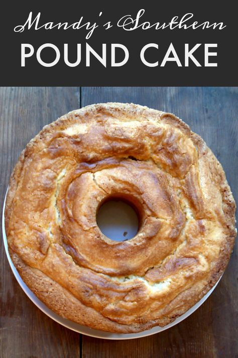 Mandy’s Pound Cake | A tried-and-true classic Southern pound cake recipe that's never dry and always the perfect texture with hints of vanilla and lemon. #poundcake Gluten Free Pound Cake, Bunt Cake Recipe, Best Pound Cake Recipe, South Your Mouth, Southern Pound Cake, Buttermilk Pound Cake, Paleo Cake, Almond Pound Cakes, Galaxy Party