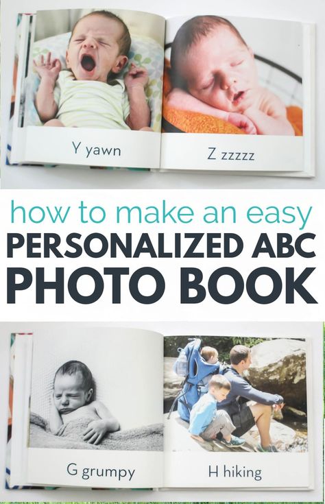 Best Photo Books, Photo Book Gift, Baby Books Diy, Photo Book Template, Kids Milestones, Board Books For Babies, Diy Photo Book, Personalized Books For Kids, Abc Photo