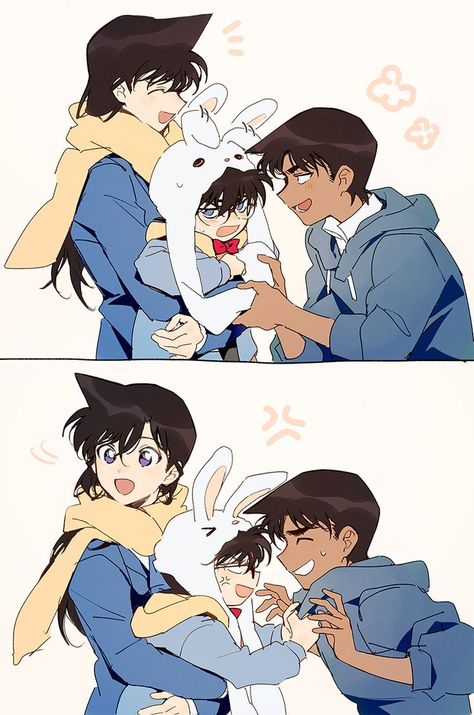 Detective Conan Ran, Manga Detective Conan, Conan Comics, Conan Movie, Kawaii Faces, Detective Conan Wallpapers, Kudo Shinichi, Hero Poster, Magic Kaito