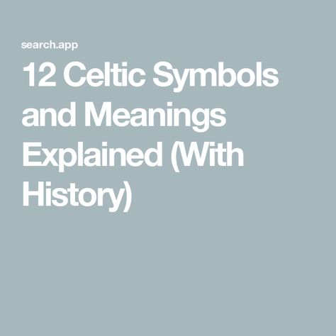 12 Celtic Symbols and Meanings Explained (With History) Celtic Protection Symbols, Ancient Symbols And Meanings, Gaelic Symbols, German Symbols, Welsh Symbols, Celtic Knot Meanings, Celtic Motherhood Knot, Druid Symbols, Celtic Motherhood