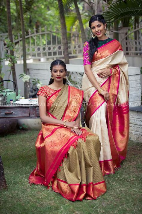 Bhargavi Kunam, Hand Embroidery Blouse, Phulkari Saree, Pink Color Combination, Saree Hairstyles, Boat Neck Blouse, Nainital, Family Pic, Sari Blouse Designs