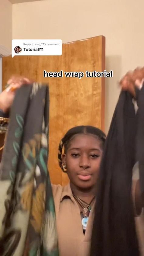 head wrap tutorial 🤎 in 2022 | Black hair video, Hair scarf styles, Healthy black hair Head Wrap Tutorial, Headwrap Hairstyles, Black Hair Video, Headwrap Tutorial, Wrap Tutorial, Head Wrap Styles, Hair Wrap Scarf, Hair Scarf Styles, Hair Twist Styles