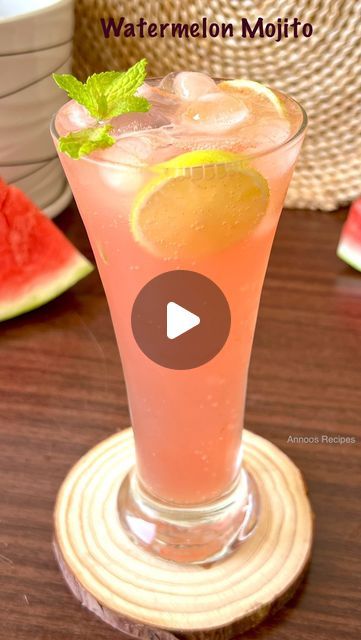 Annoos Recipes on Instagram: "Watermelon Mojito 🍉🥤/ Summer Cooler   .  . ❌❌ No Repost ❌❌  . @annoosrecipes   .  . #mojito #watermelon #watermelonmojito #mojitos #summercoolers #annoosrecipes #beattheheat #juice #drinks #cooldrinks #reels #trending #food #fruits #fruit #fruitjuice #summer #reelitfeelit #recipe" Watermelon Mojito Recipe, Trending Food, Watermelon Mojito, Summer Coolers, Mojito Recipe, Juice Drinks, Fruit Juice, May 7, Mojito