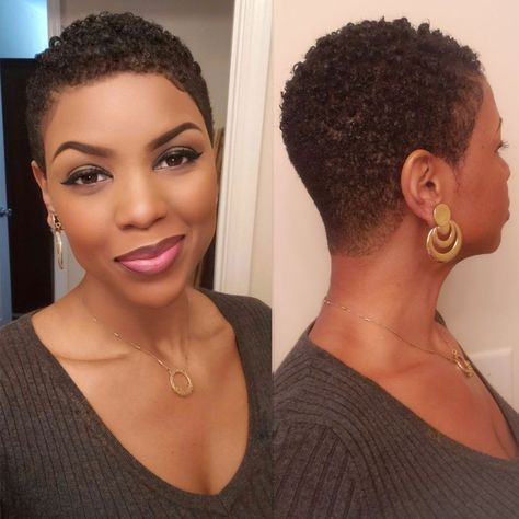 Short Short Black Hairstyles, Very Short Hairstyle Black Women, Short Feminine Haircut Black Women, Shaved Hair Styles For Black Women, Short Cut For Women, Women Tapered Haircut African Americans, Tapered Short Hair Black Women, Short Shaved Hairstyle Women Round Face, The Big Chop For Black Women