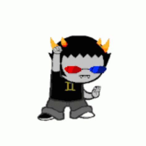 Homestuck Gifs, Homestuck Sollux, Sollux Captor, Bro Strider, Homestuck Trolls, Homestuck Characters, Grey Alien, I'm A Loser, Home Stuck