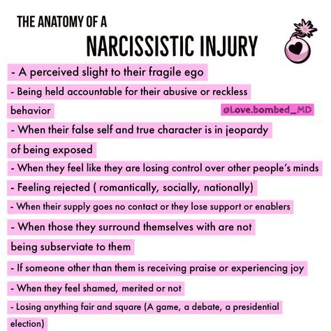 Narcissistic Rage, Narcissistic Injury, Mental Healing, Narcissism Relationships, Mental Health Facts, Narcissistic People, Parental Alienation, Relationship Psychology, Narcissistic Behavior