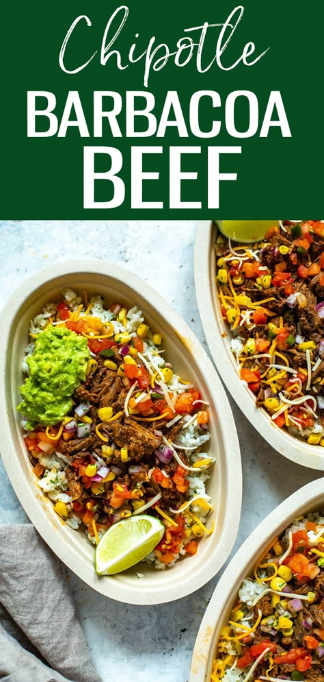 Instant Pot Barbacoa Beef, Instant Pot Barbacoa, Chipotle Copycat, Beef Burrito, Barbacoa Beef, Beef Bowls, Burrito Bowls, Instant Pot Dinner Recipes, Instapot Recipes