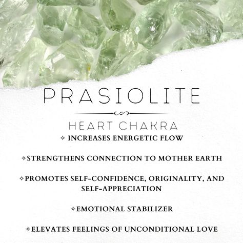 Prasiolite Crystal Meaning, Crystal Goddess, Crystals Healing Properties, Power Stone, Crystal Meanings, Green Amethyst, Crystal Shop, Tumbled Stones, Crystal Collection