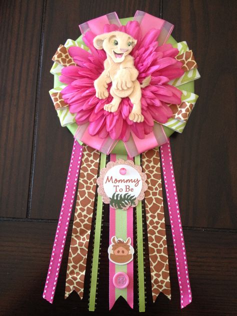 Nala Mommy To Be Corsage on Etsy! Lion King Baby Shower Ideas For A Girl, Nala Baby Shower Ideas, Lion King Baby Shower Ideas, Baby Shower Ideas For Twins, Baby Corsage, Nala Lion King, Baby Cook, Lion Baby Shower