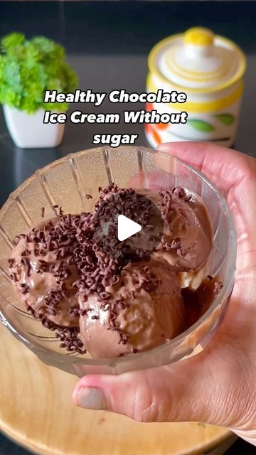 Suman Yadav | Food Blogger on Instagram: "✨Have you ever Tried Sugar Free Banana Chocolate Ice cream 🍨✨

Ingredient 👇
Banana - 3 
Cashews - 1/4 cup (4 tbsp)
Honey - 1/4 cup 
Milk -1/2 cup
Cocoa powder - 3 Tsp
Vanilla essence - 1/2 Tsp 

❌No repost 

#bananaicecream #banana #icecream #bananachocolateicecream #chocolate  #chocolateicecream #healthyfood #healthyicecream #reelitfeelit #easyrecipeideas #summervibes #summerrecipe #summerdessert #explore #sumansauthenticrecipe" Banana Chocolate Ice Cream, Healthy Chocolate Ice Cream, Banana Ice Cream Healthy, Banana Ice Cream Recipe, Homemade Chocolate Ice Cream, Sugar Free Ice Cream, Chocolate Ice Cream Recipe, Healthy Ice Cream Recipes, Raw Vegan Desserts