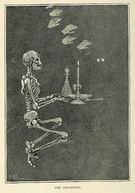 magicstageillusi00hopk_0116 | Flickr - Photo Sharing! 19th Century Illustration, Trick Photography, Blithe Spirit, Victorian Illustration, Victorian Books, Magic Book, Digital Library, Skull And Bones, Samhain