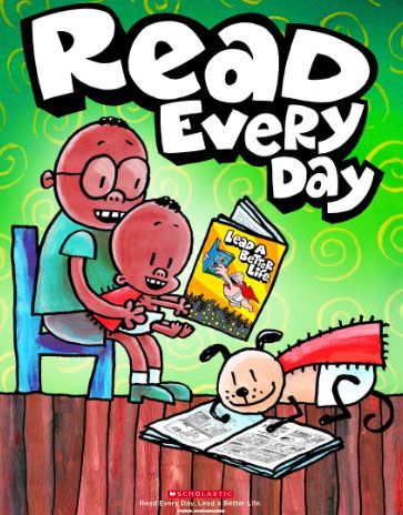 Free printable posters for reading! Read Every Day, Rose Book, Dav Pilkey, Free Poster Printables, Free Posters, Library Posters, Elementary School Library, Library Signs, Reading Posters