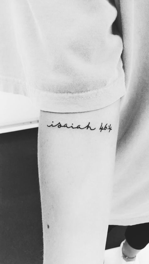 Isaiah 46 4, Isaiah 46, 4 Tattoo, Triangle Tattoo, Geometric Tattoo, Tattoos